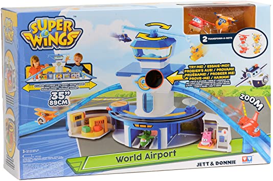 Renacimiento Para buscar refugio Caballero amable Super Wings Super Robot Aeropuerto | PARTYSTIL